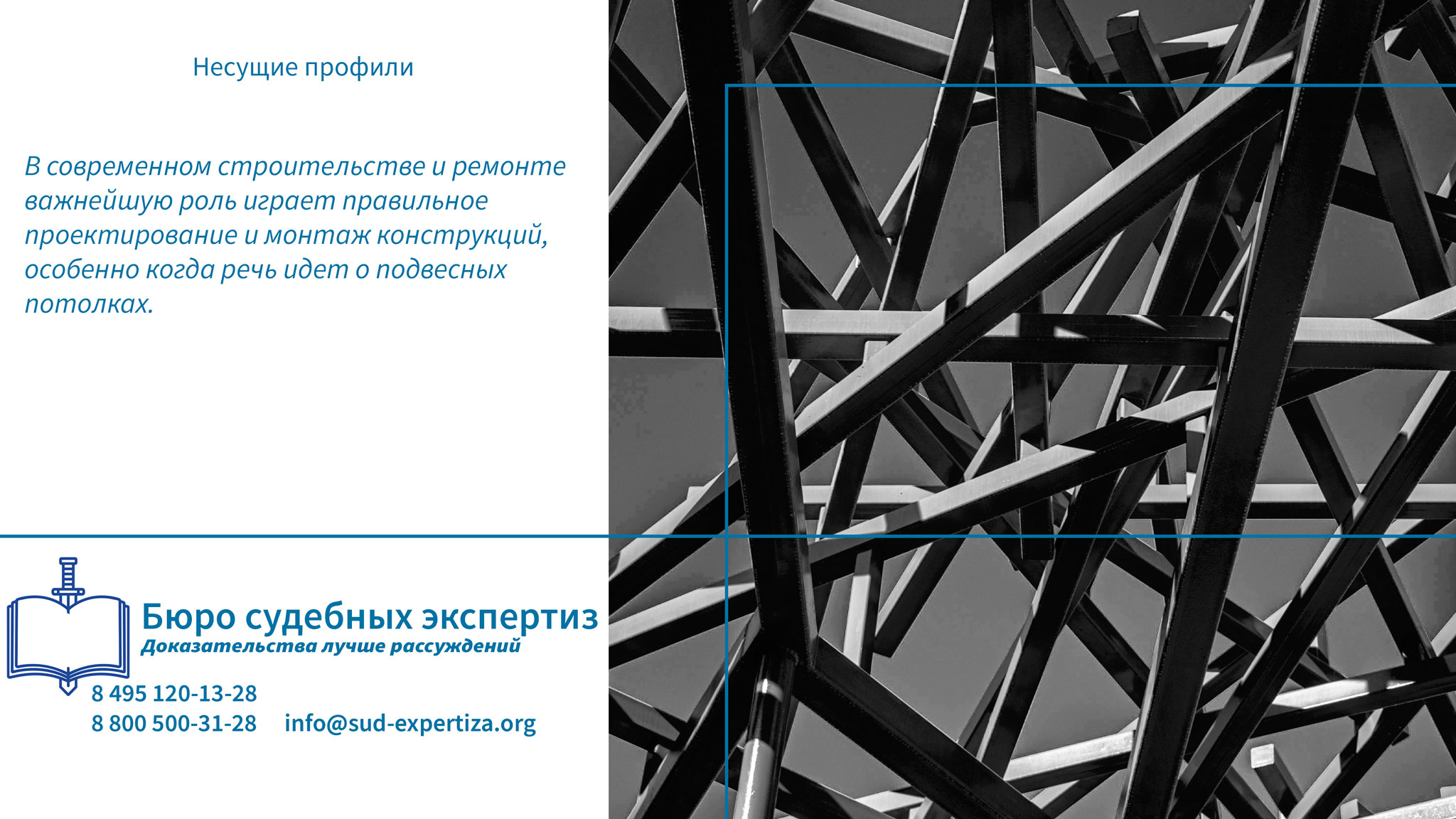 Юридическая защита и экспертиза. Несущие профили.